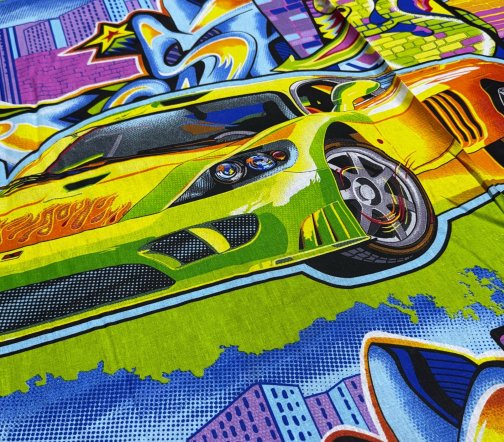 Бязь 150 см Граффити рис. 9931/1