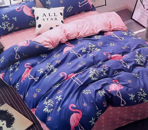 КПБ "Менси/Фреш" 1,5  pink flamingos