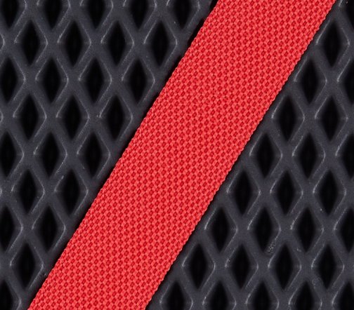 Стропа 30мм (полотнаяное ПП) (Красный №200)(50м)